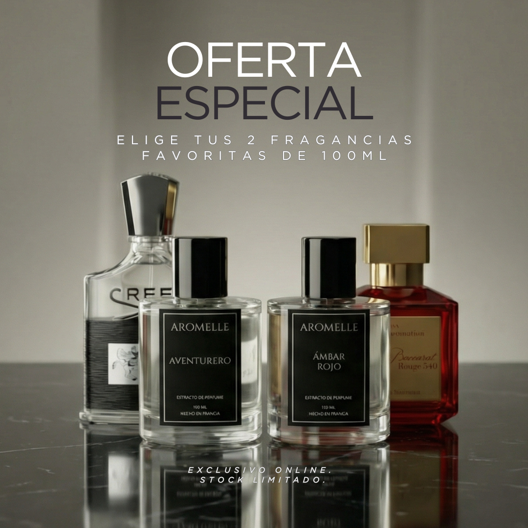 Pack Dúo Personalizable: 2 Perfumes 100ml por $1099 (Envío Gratis)