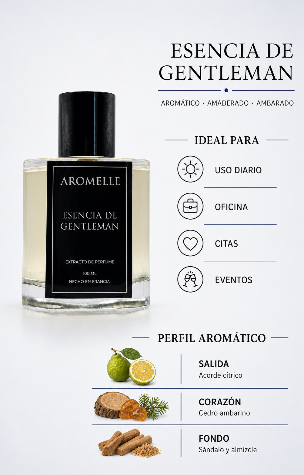 Esencia de Gentleman (Inspirado en Bleu de Chanel)