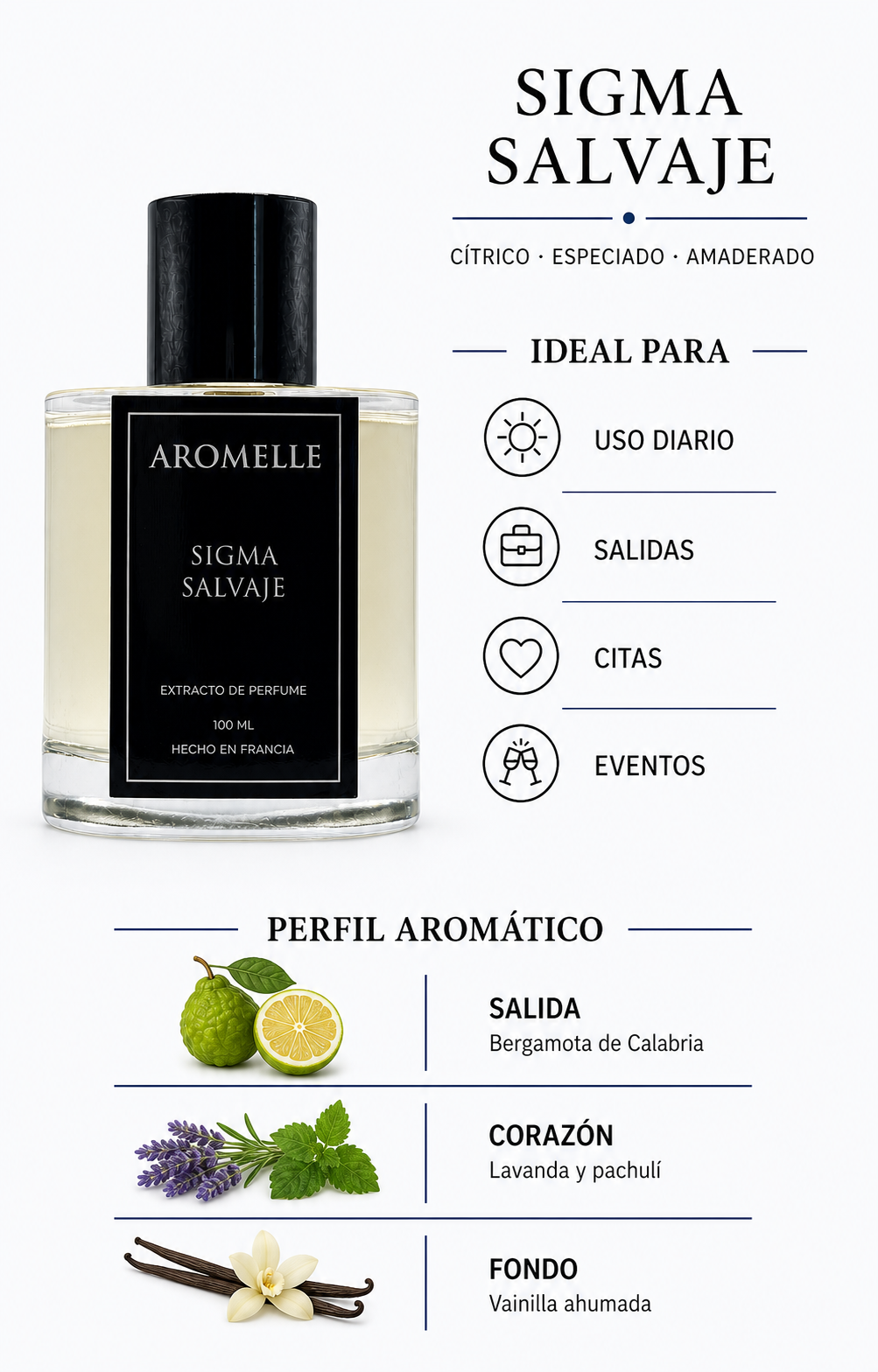 Sigma Salvaje (Inspirado en Dior Sauvage)